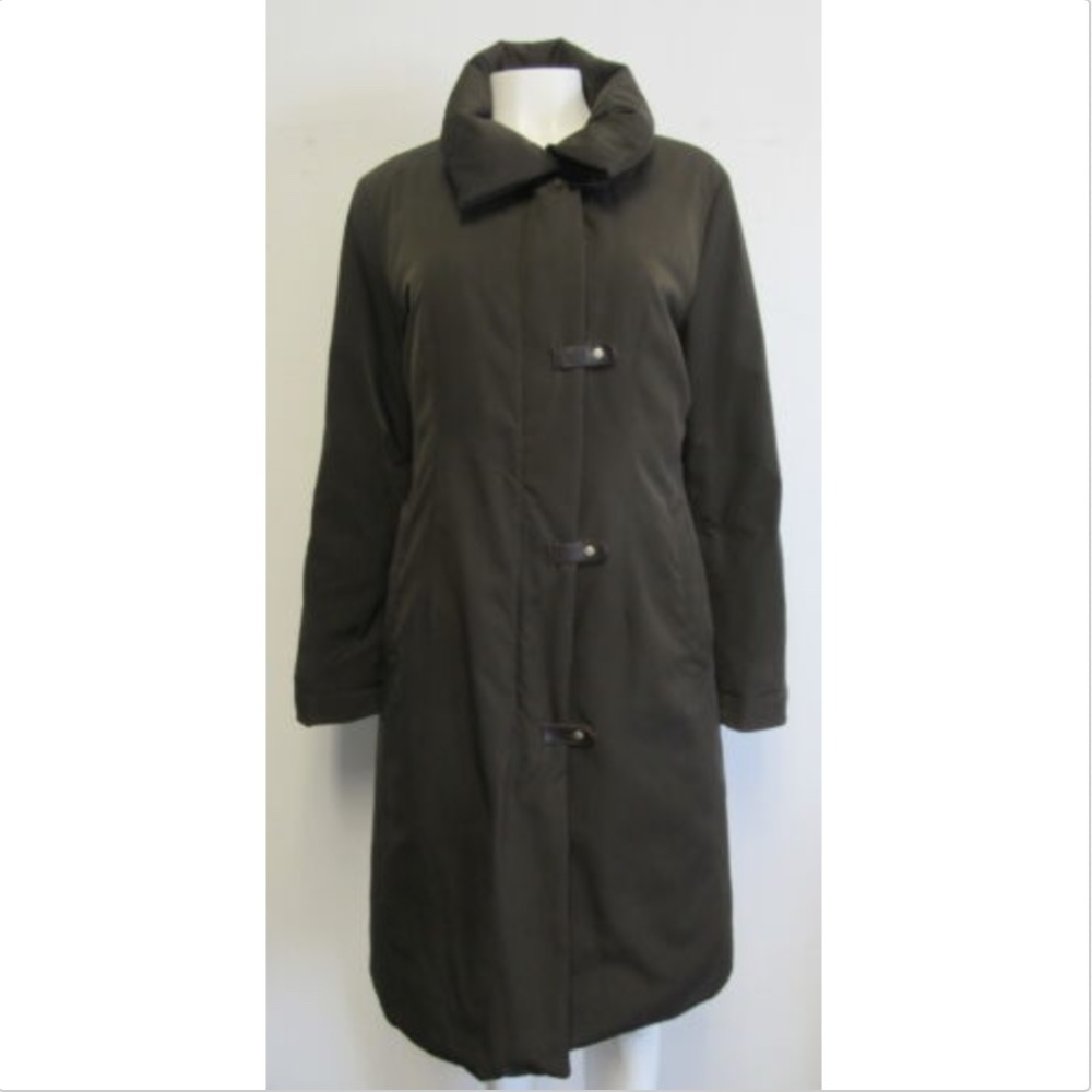 ALLEGRI Goose Down army green coat sz 44/10